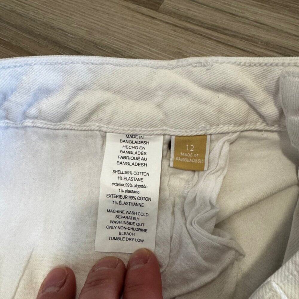 Michael Kors | "Izzy" Cropped Skinny Jean size 12 - Picture 7 of 8